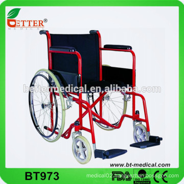 Steel portable economy wheelchair